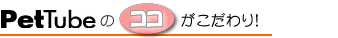 PetTubeのココがこだわり!