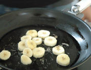 バナナソテーきな粉がけ作り方２