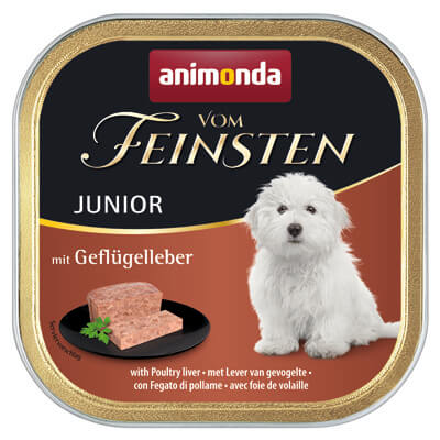 フォムファインステン缶　ジュニア(仔犬用)　豚肉・牛肉・鳥レバー