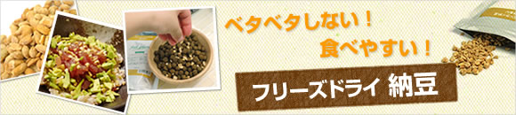 フリーズドライ納豆（挽き割り）