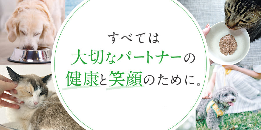 すべては大切なパートナーの健康と笑顔のために。これからも安全な商品だけをお届けしていきます。