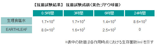 抗菌試験結果