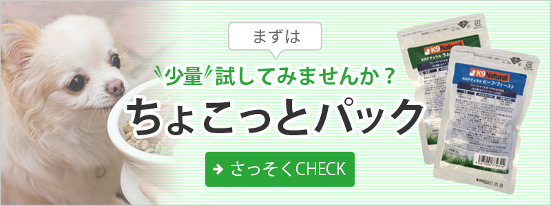 まずはちょこっと試してみませんか？ちょこっとパック