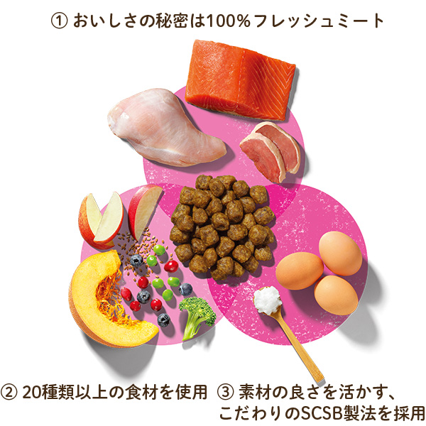 NOW FRESH（ナウ フレッシュ）フレッシュミート、素材