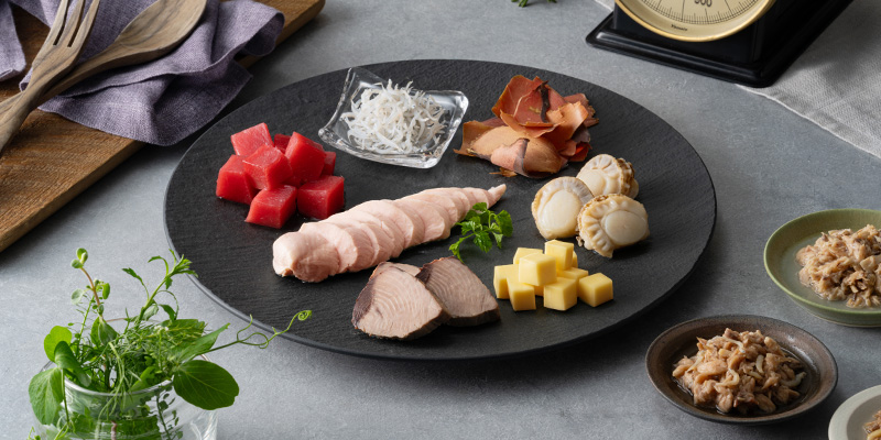 おいしい素材をたっぷり使用