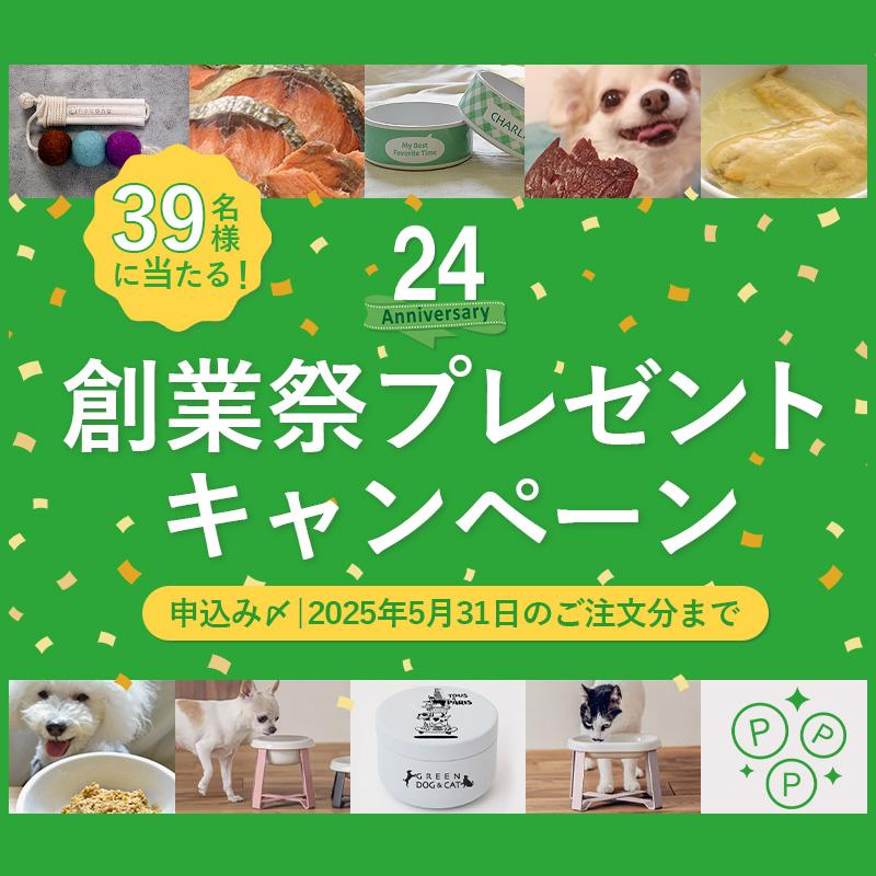 GREEN DOG & CAT 24周年 創業祭プレゼントキャンペーン