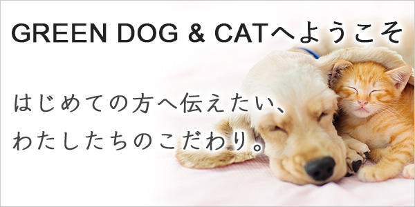 GREEN DOGへようこそ はじめての方へ伝えたい、わたしたちのこだわり。