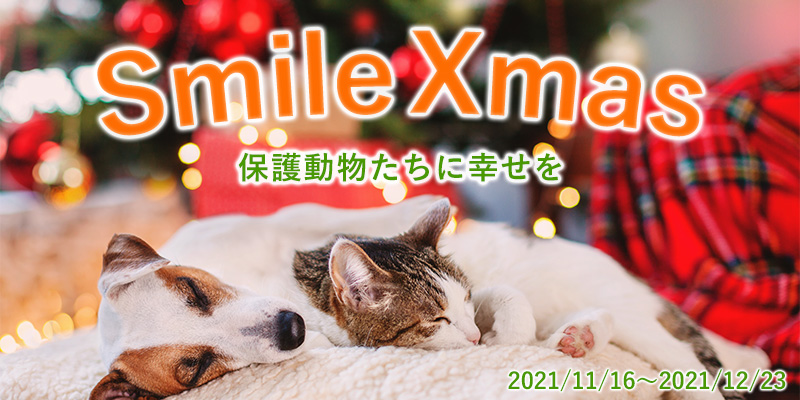 Smile Xmas2021（スマクリ）～保護動物たちに幸せを～
