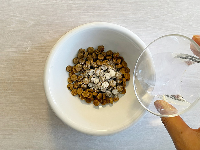 yum yum yum! (ヤムヤムヤム)かつおドライタイプにグリーンザイムをトッピング