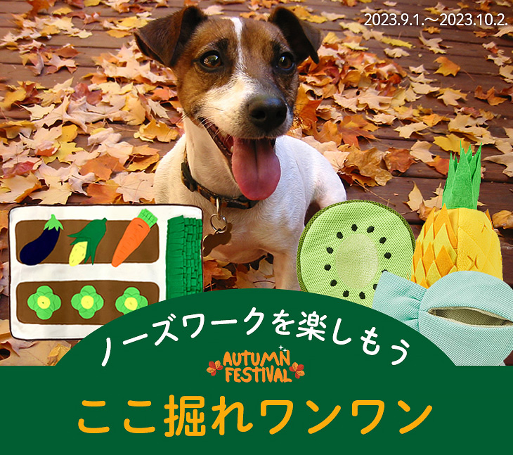 秋穫祭「ここ掘れワンワン」