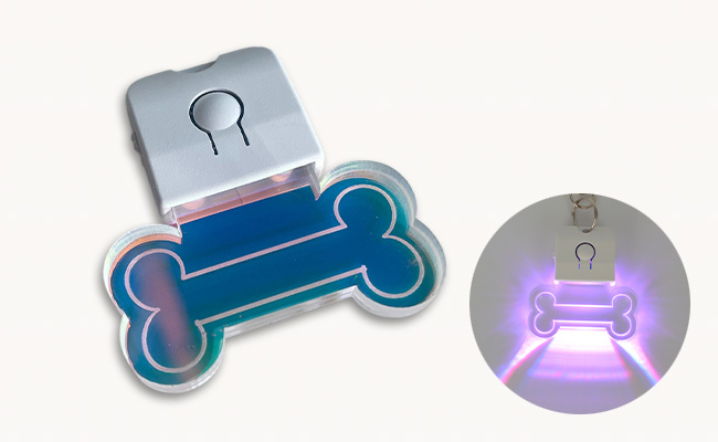 充電式LEDお散歩チャーム