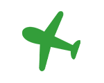 飛行機でおでかけ