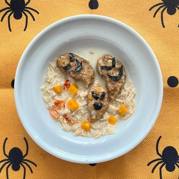 チキンおばけのハロウィンシチュー