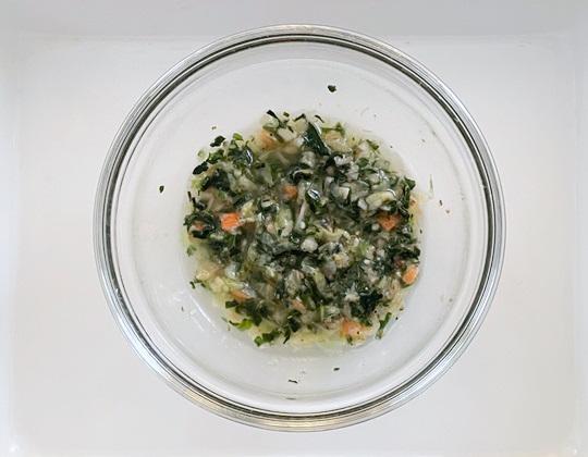 蒸しサーモンとうずらのごはん作り方４