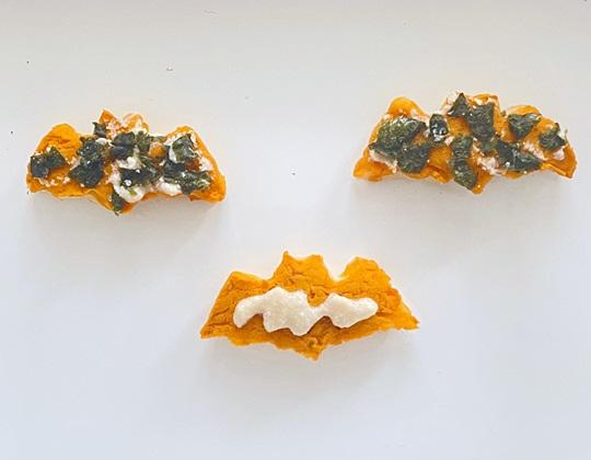 鶏とかぼちゃのハロウィン風作り方４