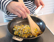鶏レバーと夏野菜のラタトゥイユ作り方１