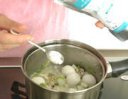うずら卵と白菜のクリーム煮作り方３