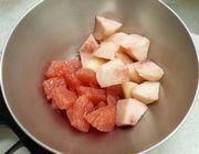桃とグレープフルーツのゼリー作り方２