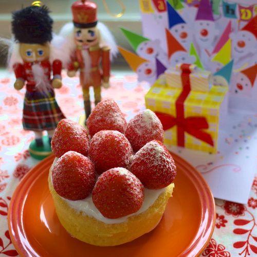 イチゴとフロマージュ・ブランのケーキ