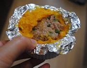 ターキーとインゲン豆の包み焼き作り方３