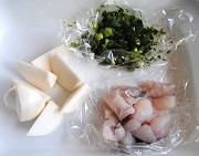 カブとタラの豆乳シチュー作り方１