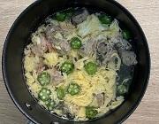 ささみの親子丼風（トッピング）作り方３