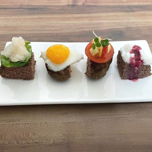 鹿肉ハンバーグのパーティレシピ