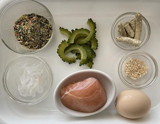 ゴーヤチャンプル風ダイエットごはん作り方１
