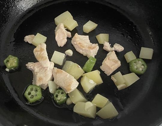 チキンとハト麦のゆるケアごはん作り方３