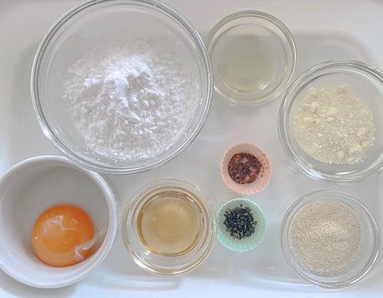 節分のお豆みたいなボーロ作り方１