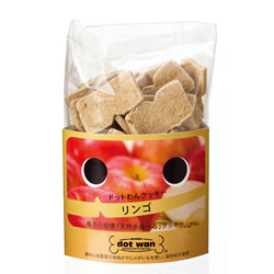 ドットわんフルーツクッキー リンゴ