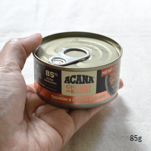 アカナ チャンク イン ブロス サーモン&チキン アダルトキャット