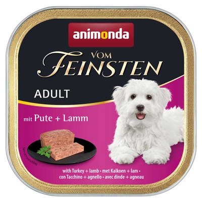 フォムファインステン缶　アダルト（成犬用）　七面鳥・牛肉・豚肉・子羊肉