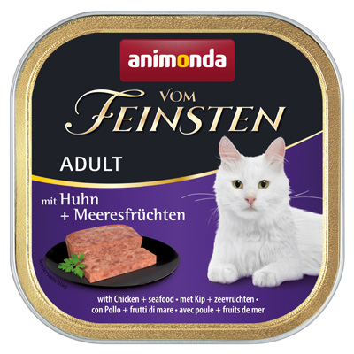 フォムファインステン缶　アダルト（成猫用）　豚肉・鶏肉・牛肉・シーフード