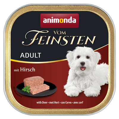 フォムファインステン缶　アダルト(成犬用)　豚肉・牛肉・鳥肉・鹿肉