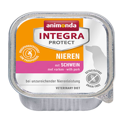 アニモンダ 犬用療法食 インテグラプロテクト 腎臓ケア (低リン) グレインフリー 豚（ニーレン）