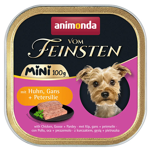 アニモンダ 犬用 フォムファインステン ミニ 鶏・ガチョウ・パセリ 成犬用
