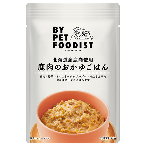 BY PET FOODIST(バイ・ペットフーディスト)鹿肉のおかゆごはん