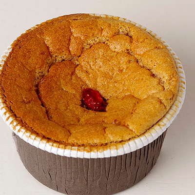 あまざけと米粉のシフォンケーキ　秋ノ宮いちご