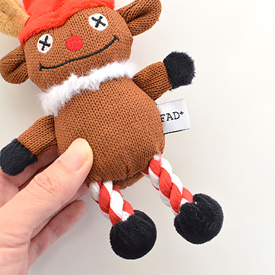 プラッシュトイ・ウィズロープ　ホリデー　トナカイ【数量限定】