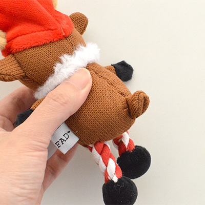 プラッシュトイ・ウィズロープ　ホリデー　トナカイ【数量限定】