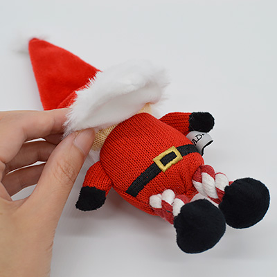 プラッシュトイ・ウィズロープ　ホリデー　サンタ【数量限定】