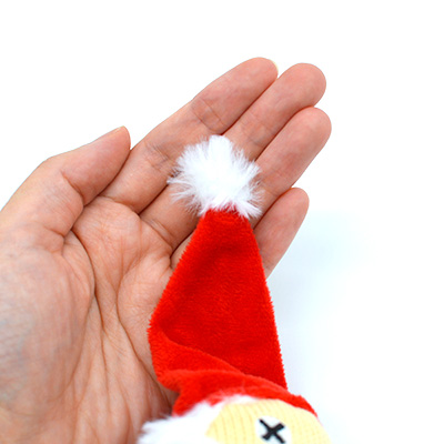 プラッシュトイ・ウィズロープ　ホリデー　サンタ【数量限定】