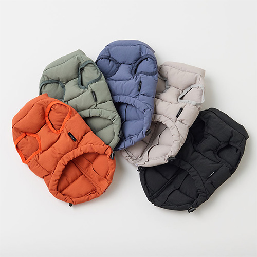 IDOG SHIELD COAT 背中開き 人工羽毛 ふわ軽ジャケット【数量限定】