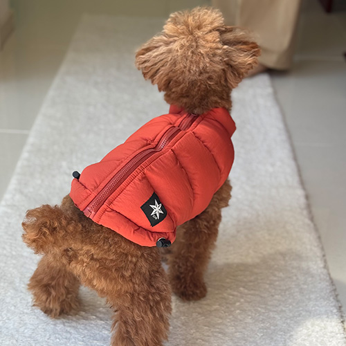 IDOG SHIELD COAT 背中開き 人工羽毛 ふわ軽ジャケット【数量限定】