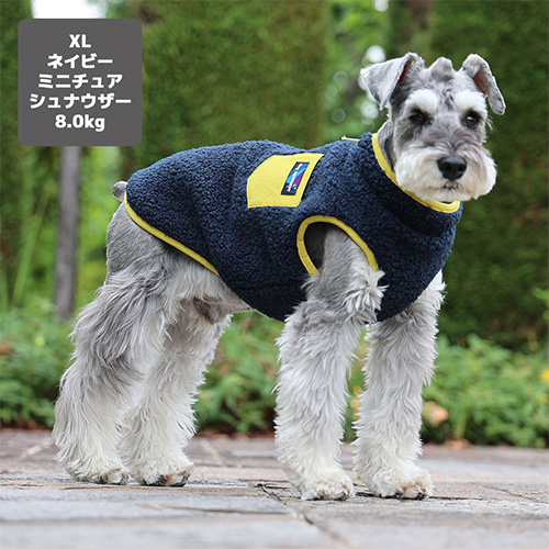 iDog EQUIPMENT 背中開きクラシックボアベスト