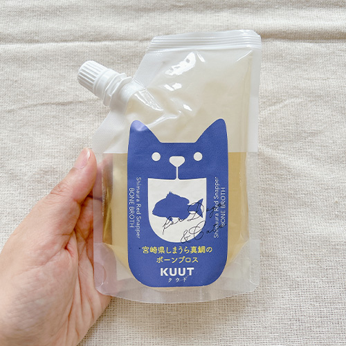 KUUT　ボーンブロスしまうら真鯛　for DOGS＆CATS