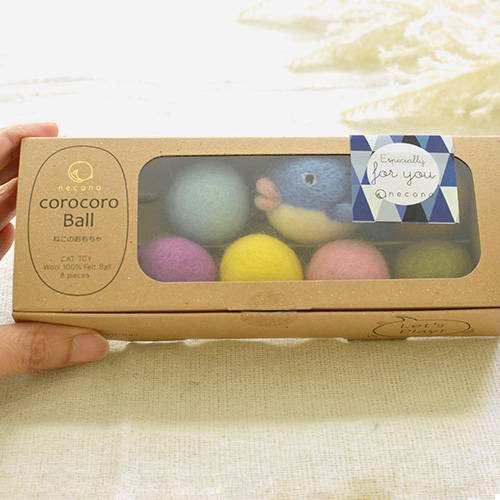 necono　いたずらフグとコロコロボール