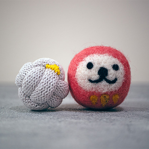 necono 開運招福 桃だるまと白梅【数量限定】 CZGDNC19-00