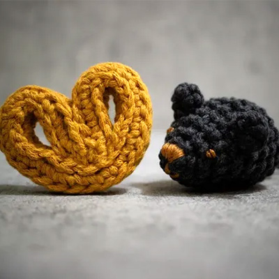 necono　ビスケット大好きチャコールマウス I like you